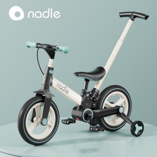 Xe đẩy trẻ em gấp gọn 3 bánh NADLE 5in1 kiêm xe thăng bằng, xe đạp dành trẻ từ 2-6 tuổi, trọng tải tối đa lên đến 40kg